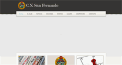 Desktop Screenshot of natacionsanfernando.es